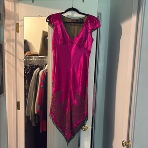 Allen B. By Allen Schwartz Pink and Black Dress